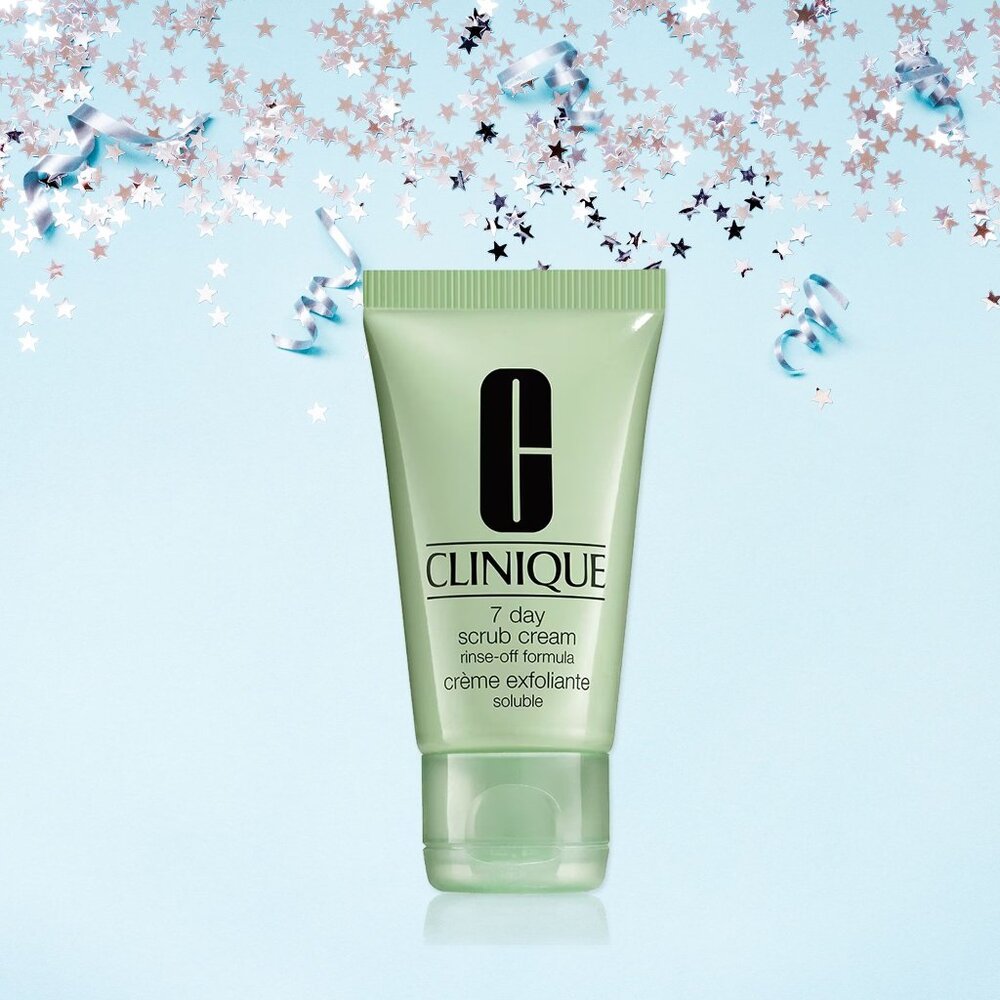 Clinique 7 Day Face Scrub Cream 30ml Rinse-Off Formula